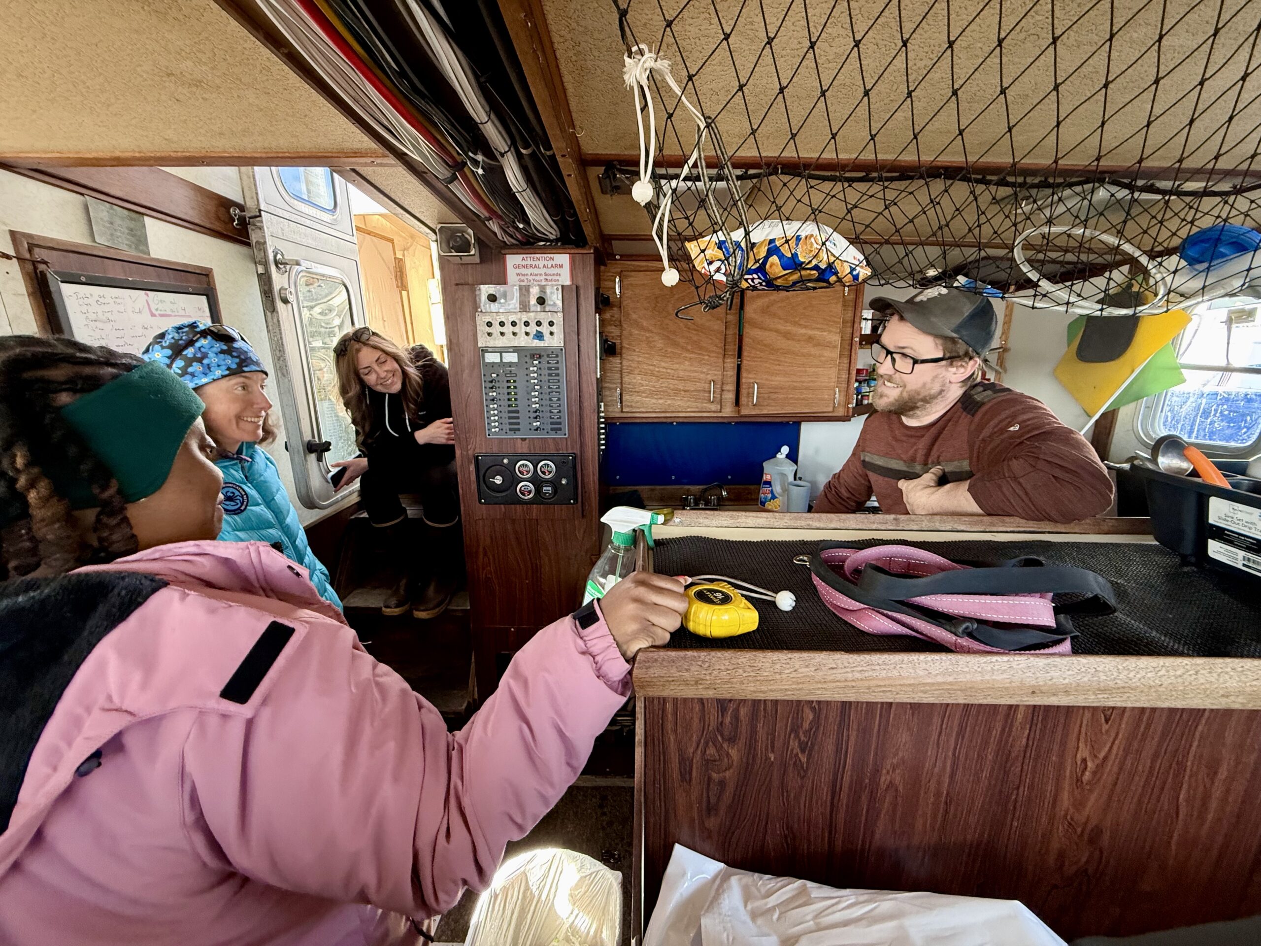 Carbon180 and ADM members meet with Chris Johnson, Kodiak captain of the F/V North Star