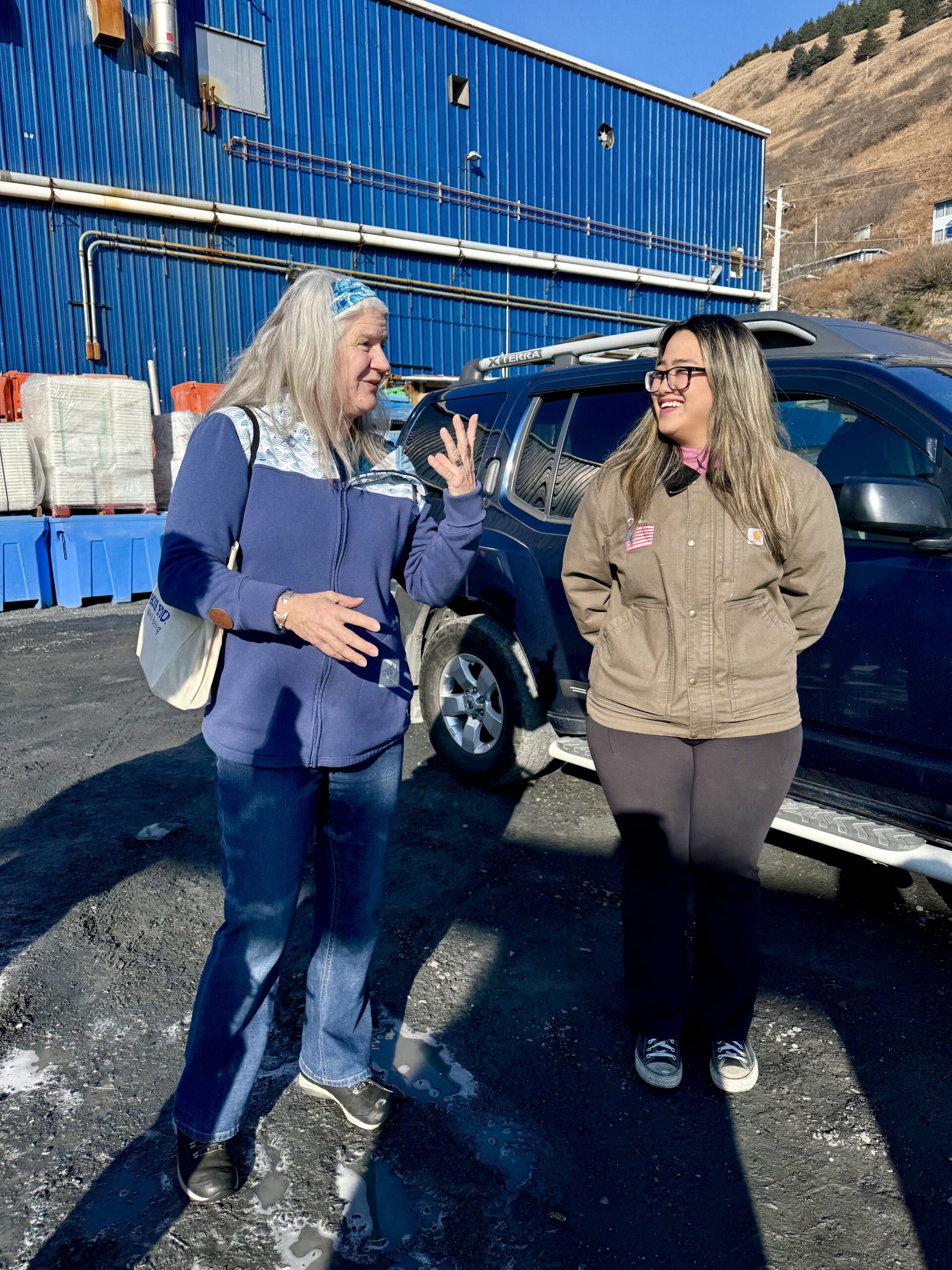 Wildsource employee describing plant operations.