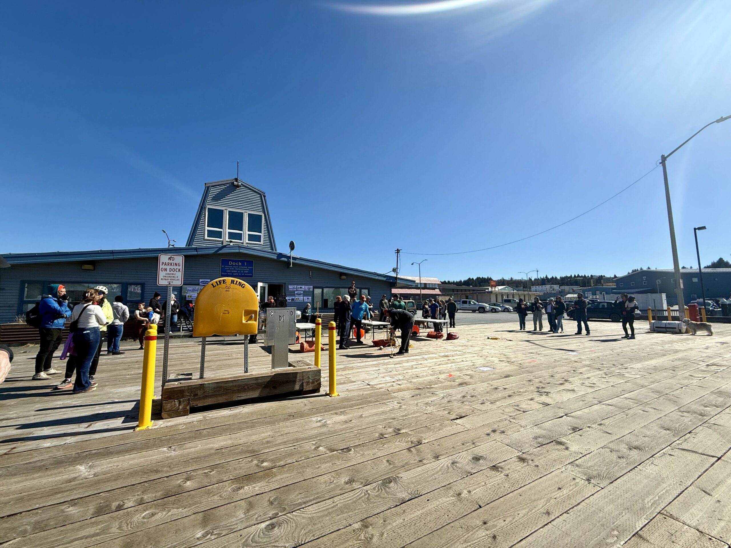 Community members join for the ComFish Fishermen’s Skills Showcase.