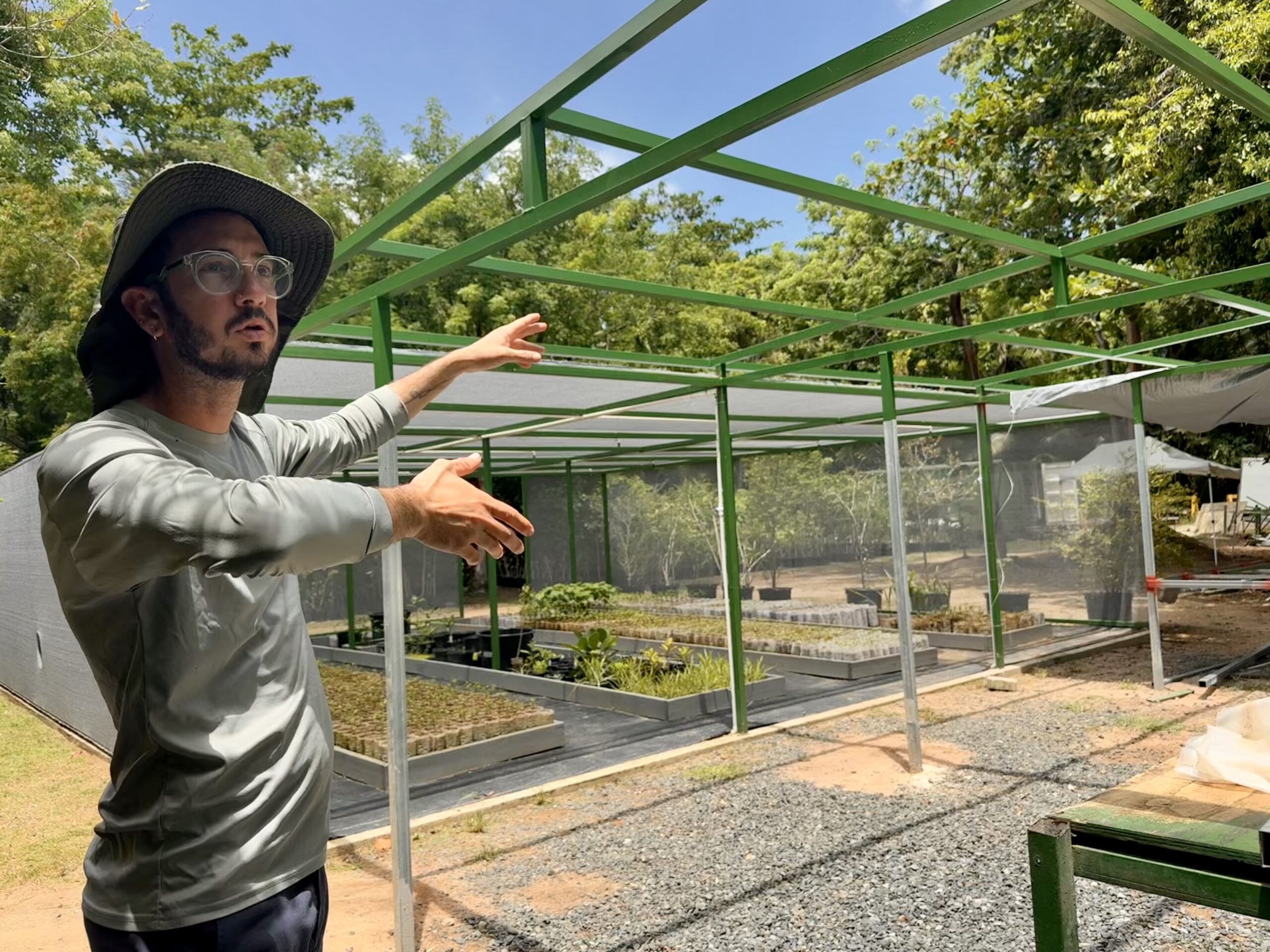 Plant biologist, Eric Rosado, explains how they take care of the different plant species