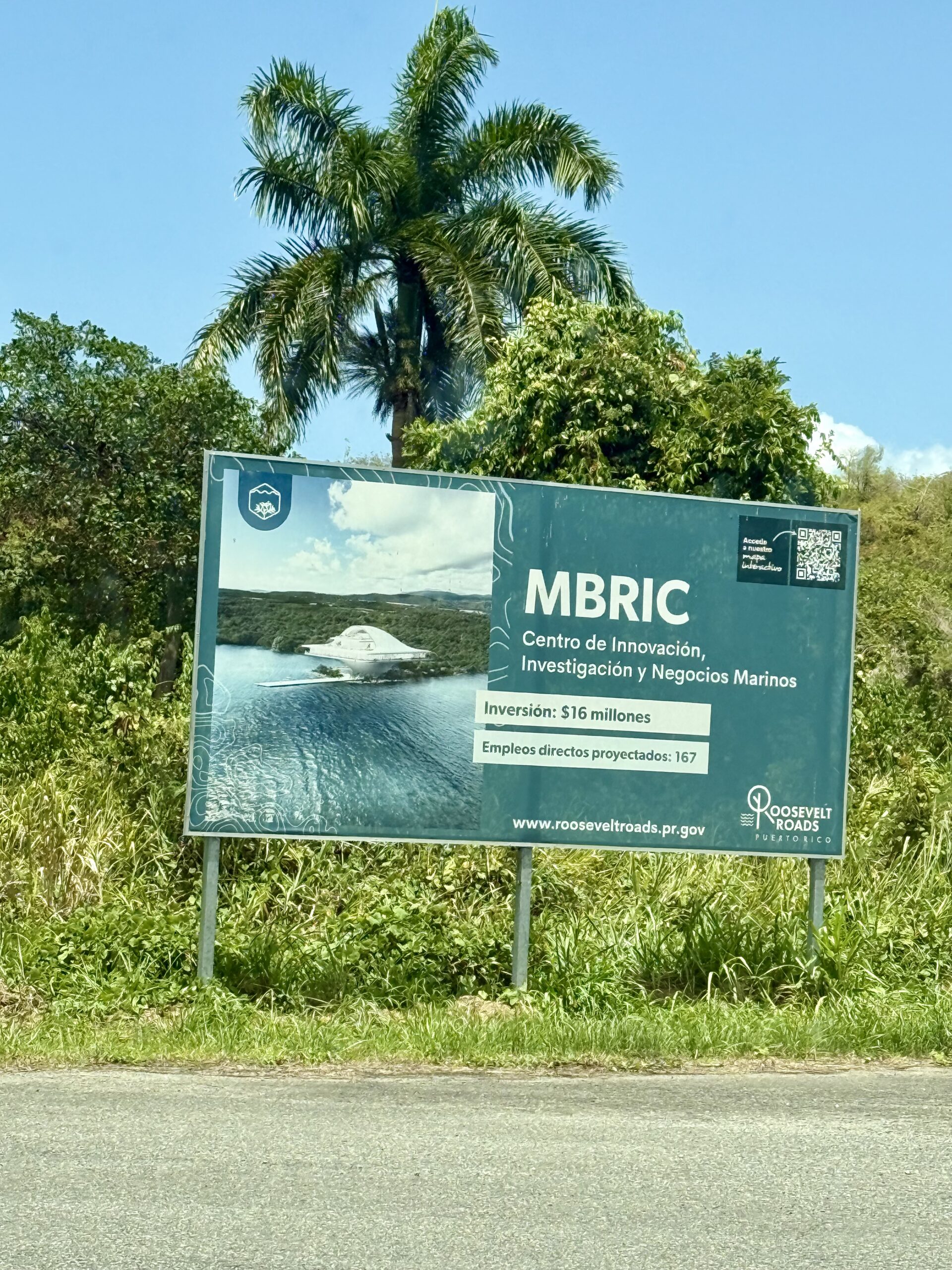 The MBRIC, a 53,990‑square‑foot facility designed as a hub for marine research, workforce development and collaboration among private companies, universities and scientific organizations. The center aims to position Roosevelt Roads as a regional anchor for innovation tied to the Caribbean’s ocean‑based industries