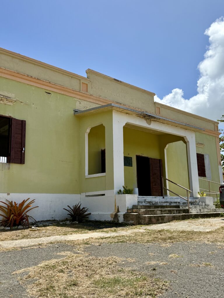 The main building on the school's campus