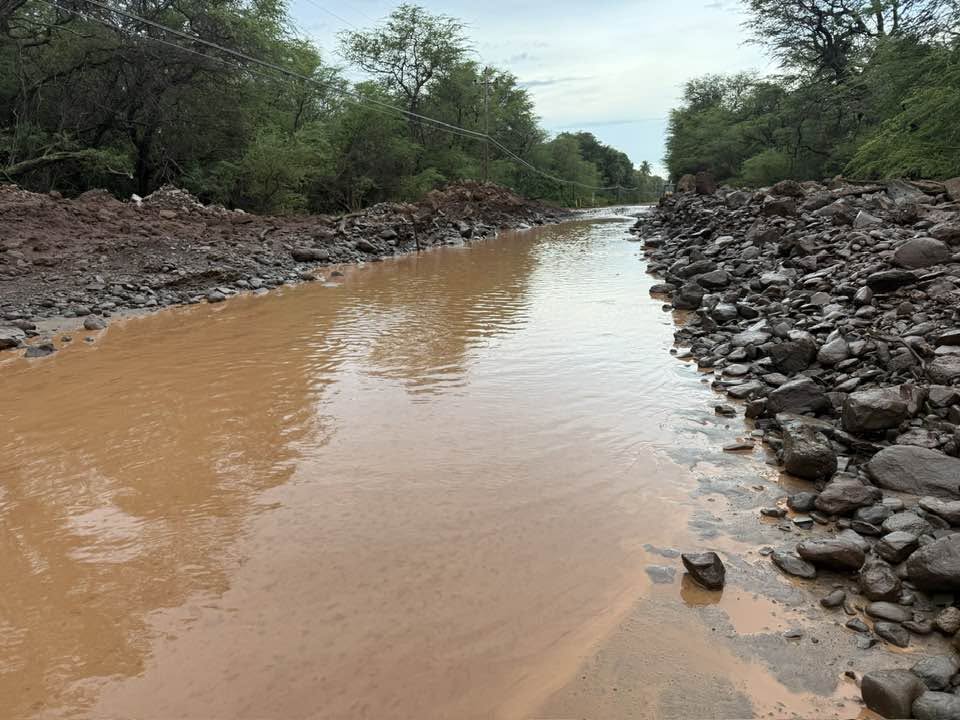 Aftermath of storms in Kona Lows in Molokai