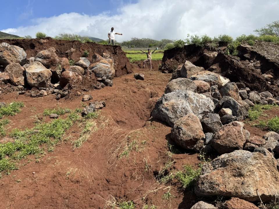 Aftermath of storms in Kona Lows in Molokai