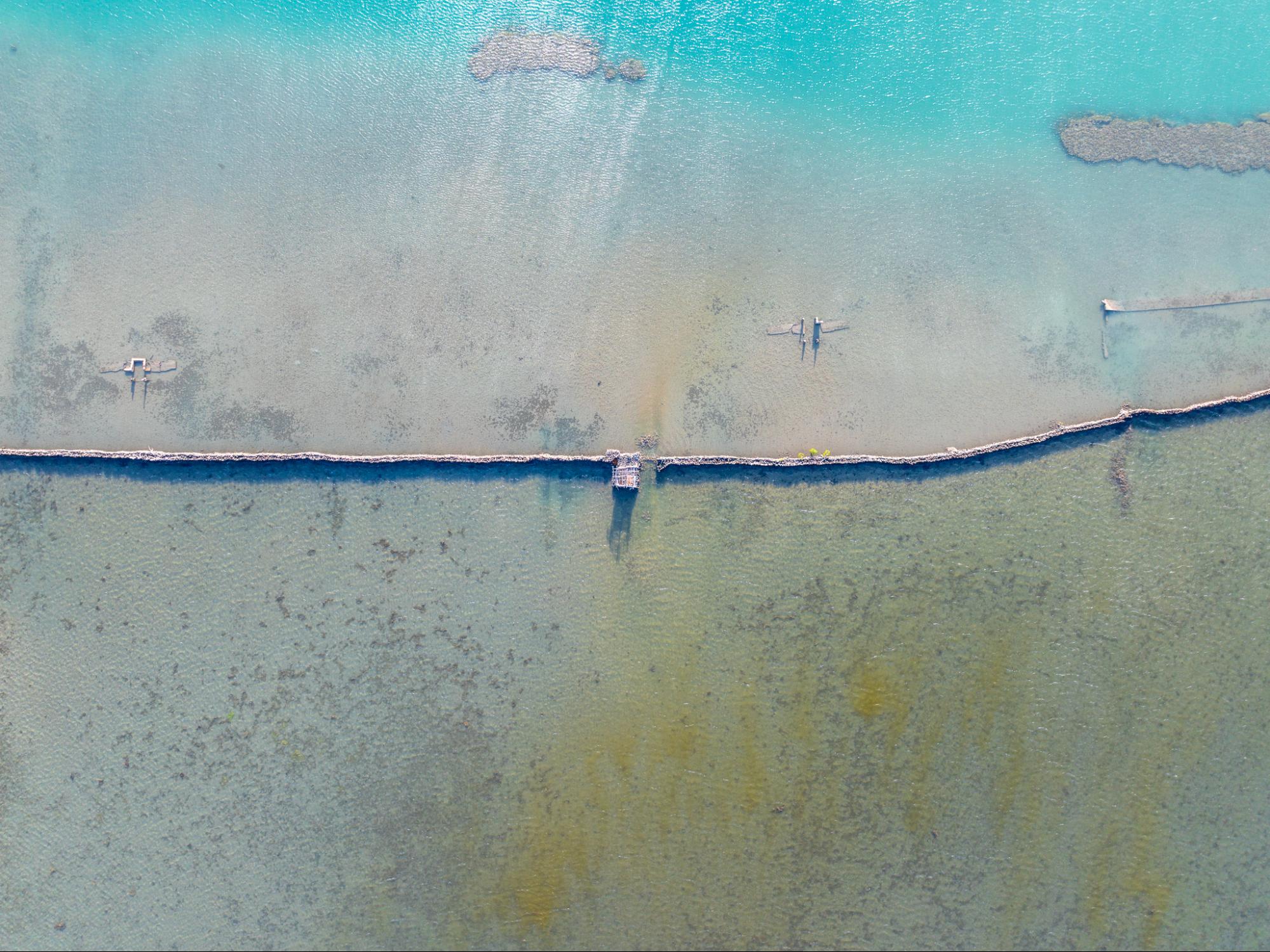 Keawanui Fishpond on Molokaʻi managed by ‘Āina Momona